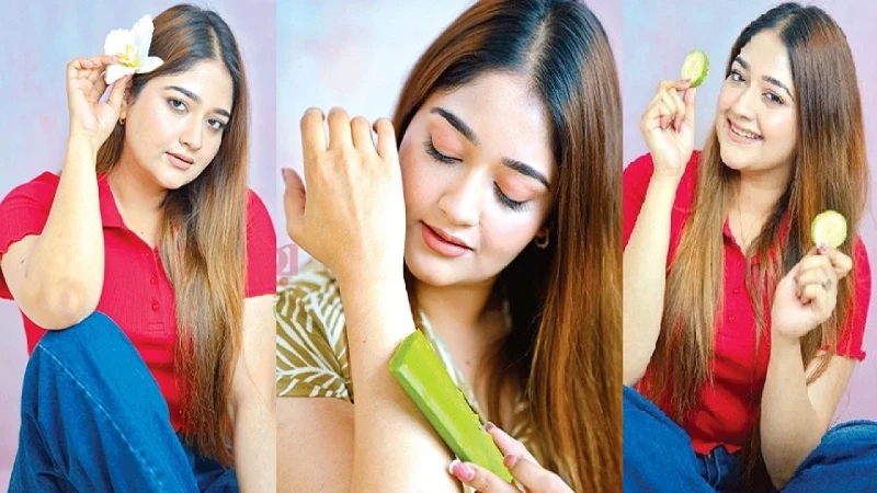গরমের রূপ রুটিন